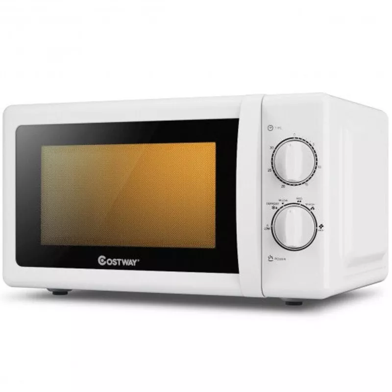 0-7-cu-ft-retro-countertop-compact-microwave-oven-white 0.7 Cu. ft Retro Countertop Compact Microwave Oven-White