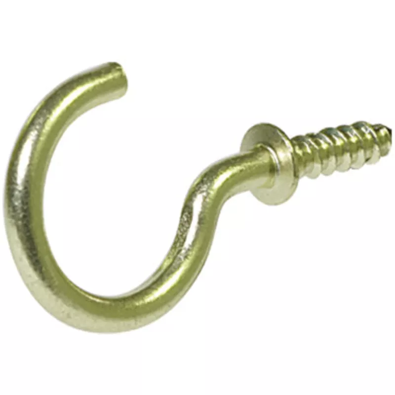 1/2 SOLID BRASS CUP HOOK