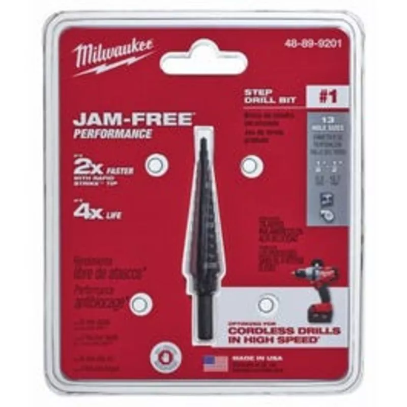 1-step-drill-bit-1-8-1-2-in #1 Step Drill Bit, 1/8 – 1/2-In.