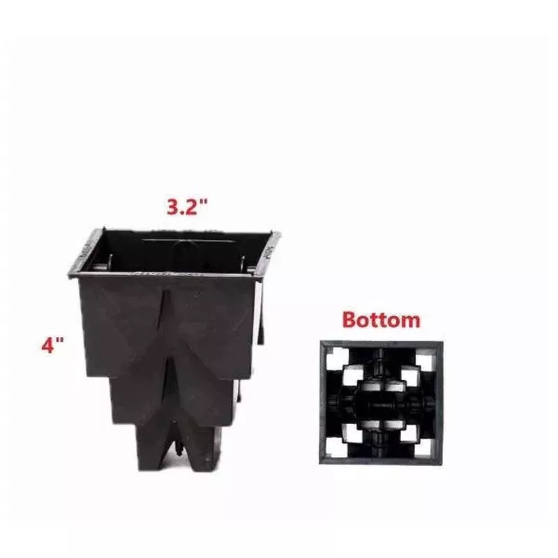 3-2-x-4-root-guiding-square-pots 3.2 X 4 Root Guiding Square Pots
