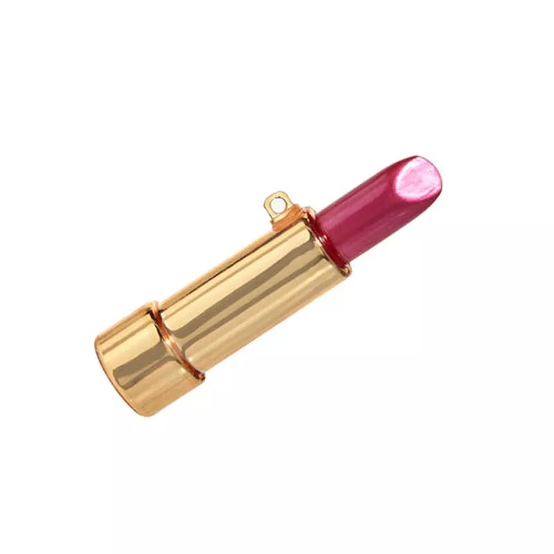 3.5" PINK LIPSTICK ORNAMENT