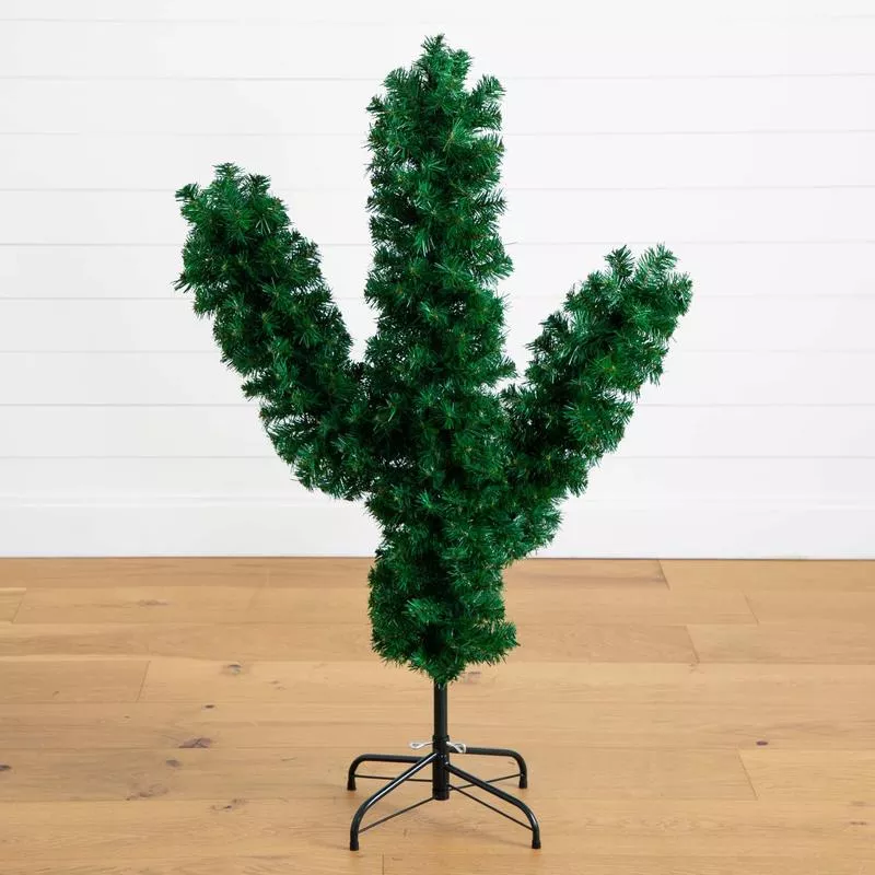 4 Artificial Cactus Christmas Tree