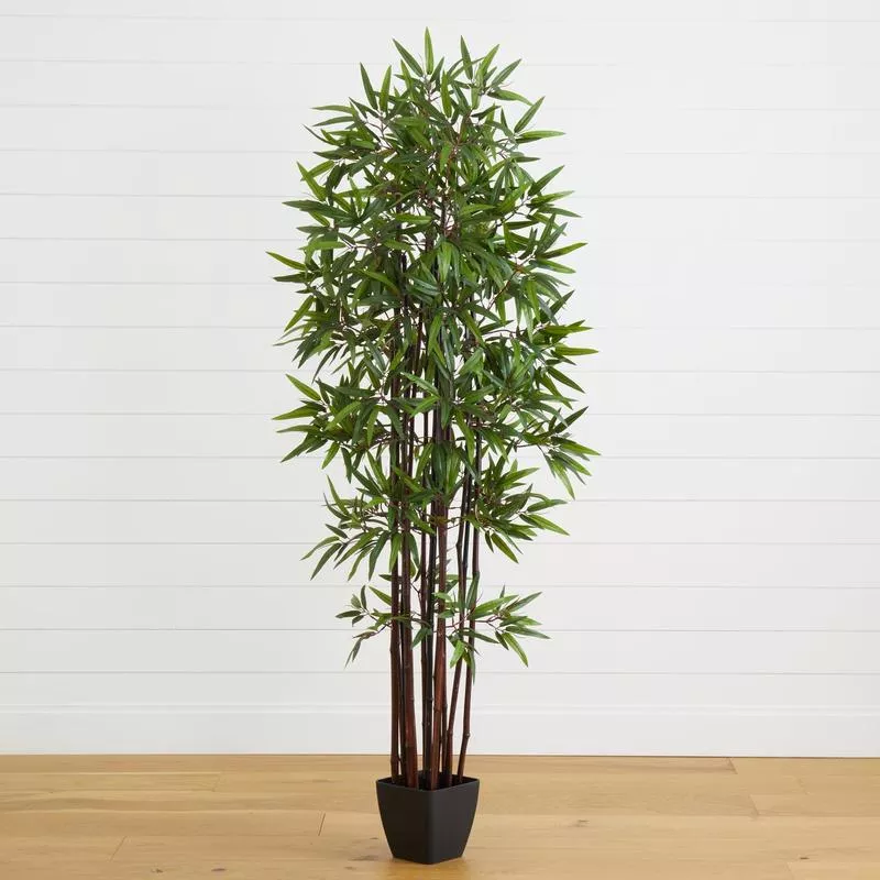 6-bamboo-silk-tree-w-planter 6 Bamboo Silk Tree w/Planter
