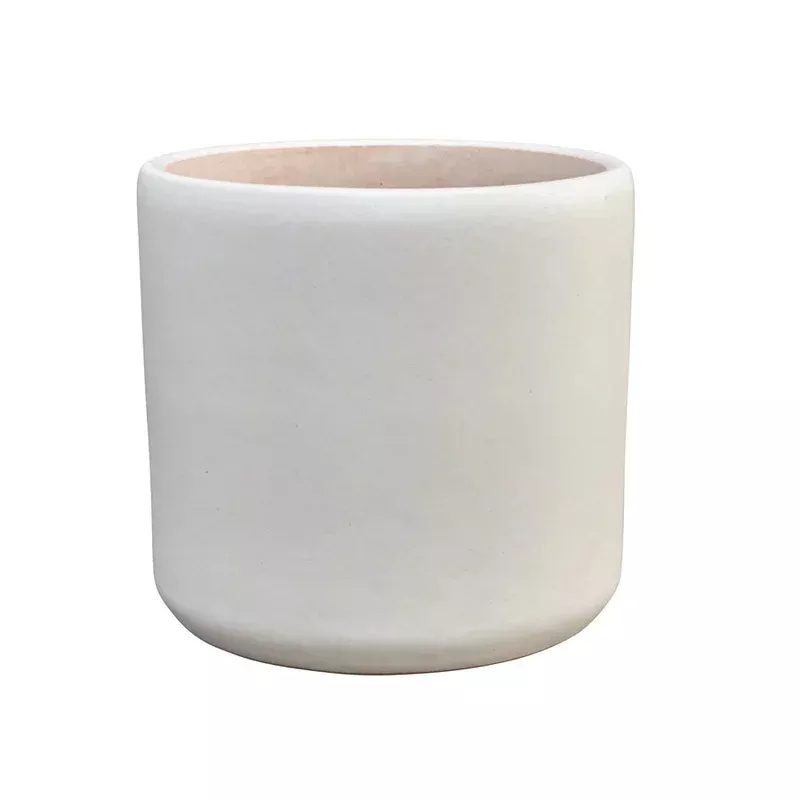 8-deep-buff-glazed-matte-white-cylinder 8 Deep Buff Glazed- Matte White Cylinder