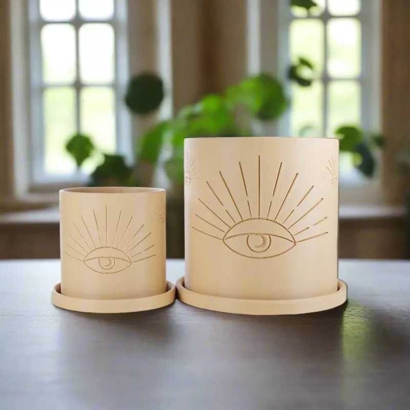 All-Seeing Eye Planter Black