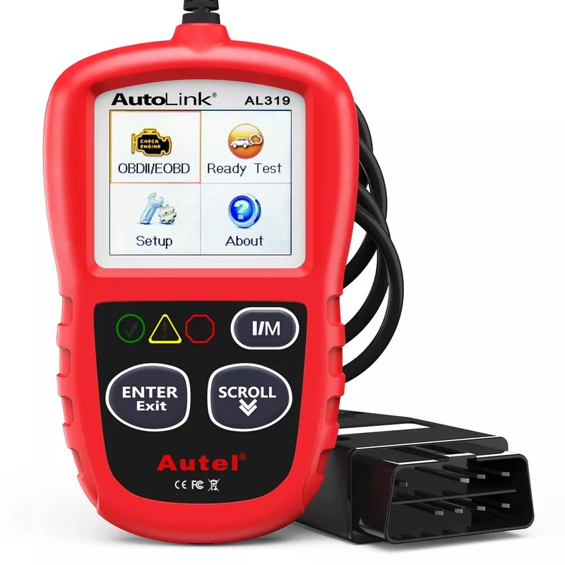 Autel Professional OBD2 Scanner AL319 Code Reader, Enhanced Check and Reset Engine Fault Code, Live Data, Freeze Frame