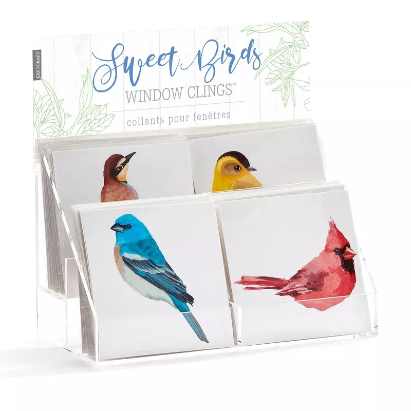 bird-design-window-cling-4-styles Bird Design Window Cling 4 Styles