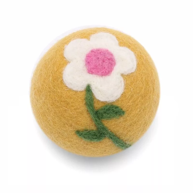 eco-wool-dryer-ball-daisy Eco Wool Dryer Ball – Daisy