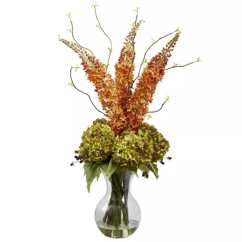 fancy-foxtail-hydrangea-arrangement Fancy Foxtail & Hydrangea Arrangement
