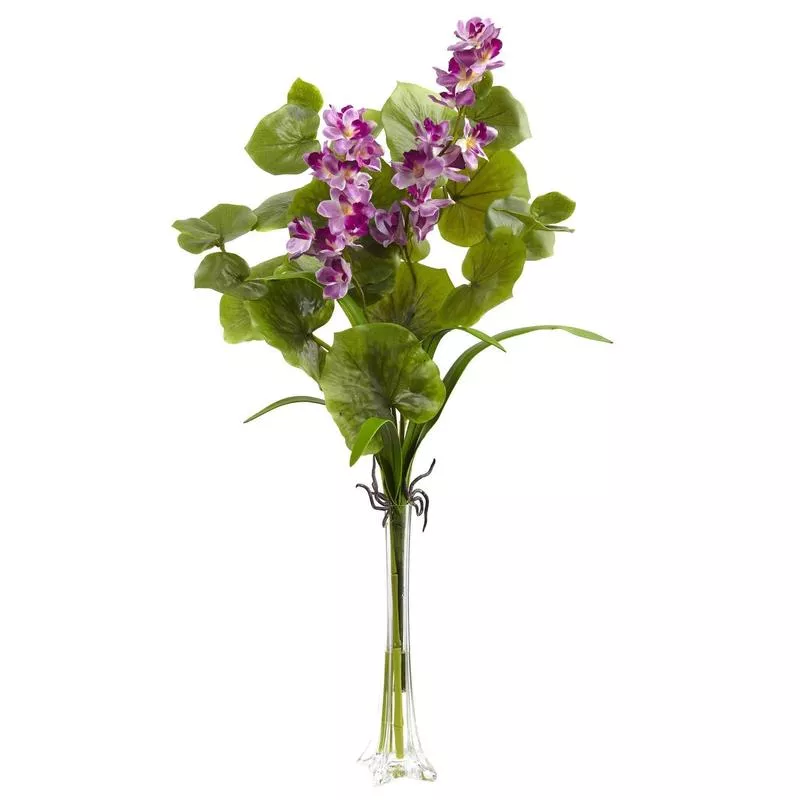 lotus-orchid-arrangement Lotus and Orchid Arrangement