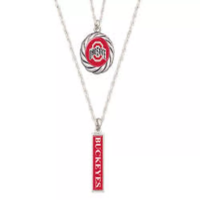 ohio-state-double-down-necklace Ohio State Double Down Necklace