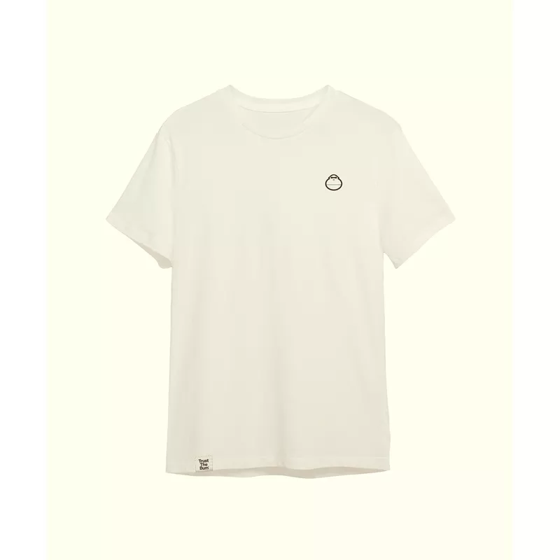 Plain Tee – White Yellow