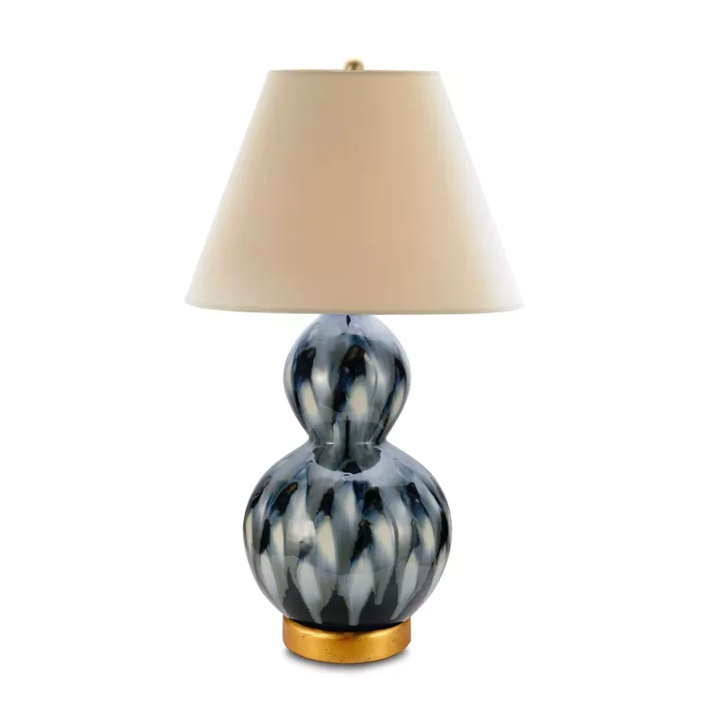 small-pheasant-feather-lamp-blue Small Pheasant Feather Lamp (Blue)