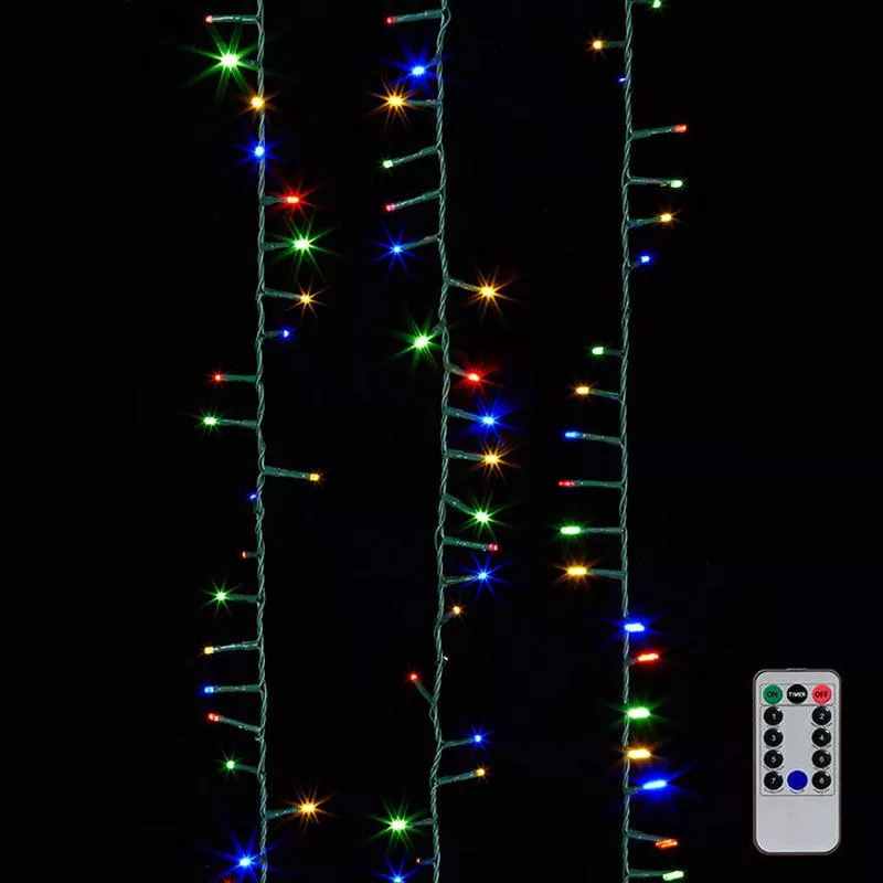 snake-garland-green-wire-multicolored-lights Snake Garland Green Wire Multicolored Lights