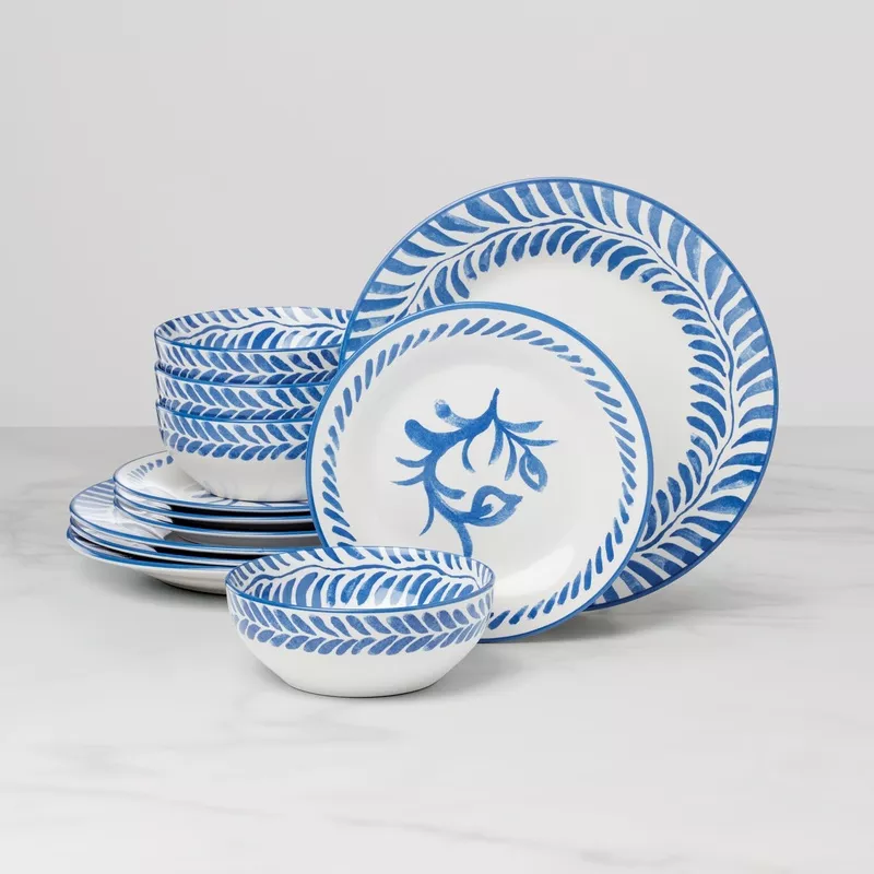 solear-blue-12-piece-dinnerware-set Solear Blue 12-Piece Dinnerware Set