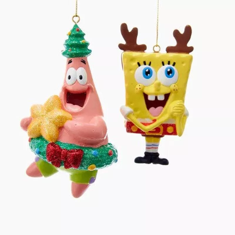 spongebob-patrick-ornaments Spongebob and Patrick Ornaments
