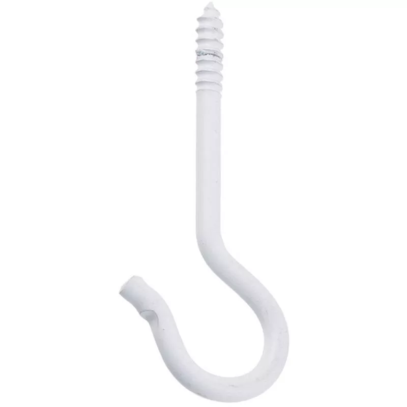White Ceiling Hook 5pk