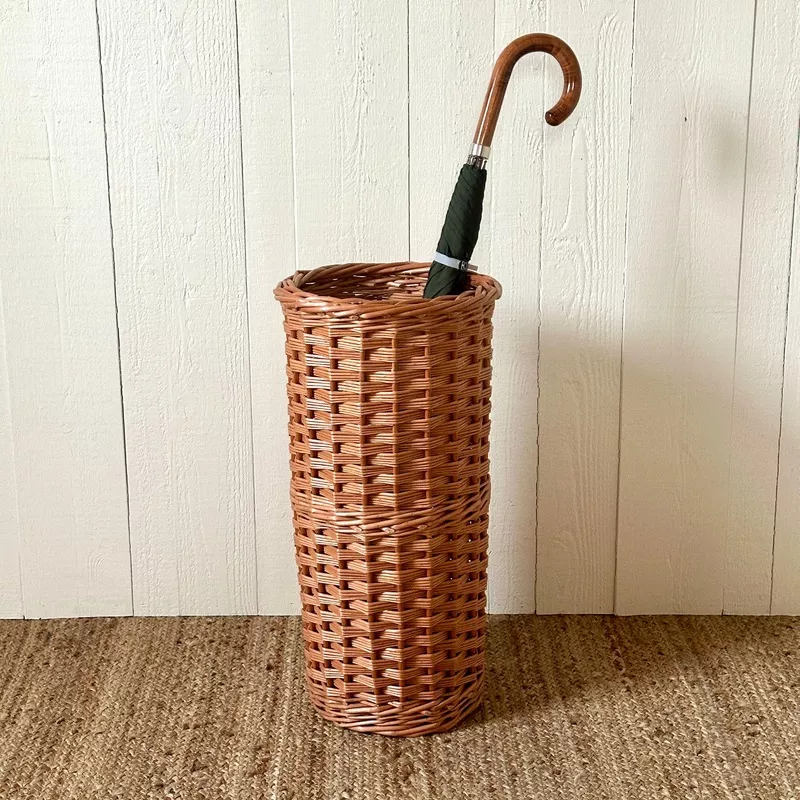 wicker-umbrella-basket Wicker Umbrella Basket