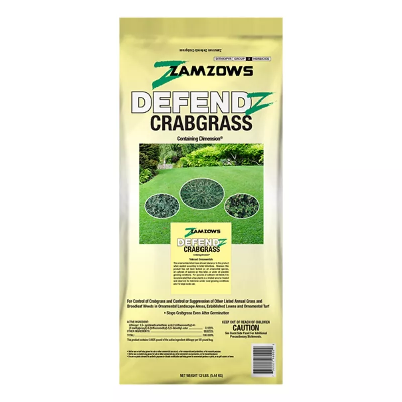 Zamzows Defendz Crabgrass 12 LB
