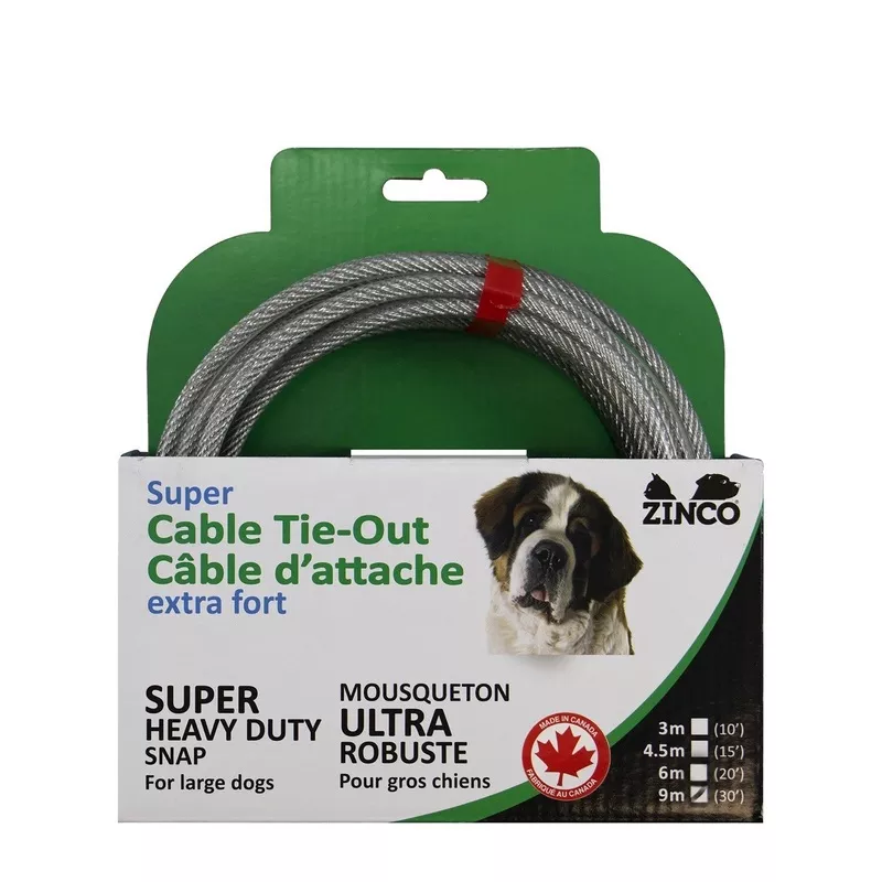 zinco-super-heavy-duty-tie-out-cable-30-9m-large-dogs Zinco Super Heavy Duty Tie Out Cable – 30′ (9m) – For Large Dogs